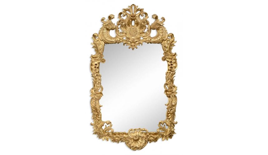 Foyer and Center Tables Antique Framed Decorative Wall Mirror-74