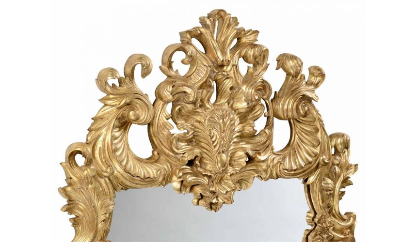 Foyer and Center Tables Antique Framed Decorative Wall Mirror-74