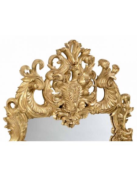 Foyer and Center Tables Antique Framed Decorative Wall Mirror-74