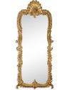Mirrors, Screens, Decrative Pannels 18th century gilded mirror with scallop shell