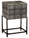 Iron Framed Antique Silver Chest of 3 Drawers-82
