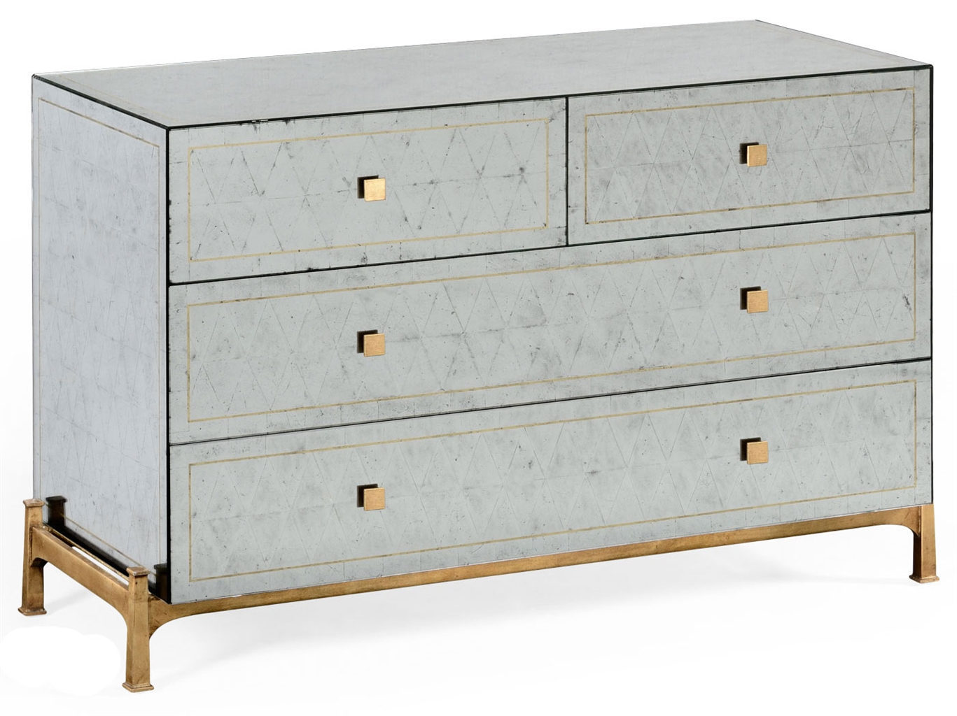 Contemporary Handpainted Chest of 5 Drawers-83