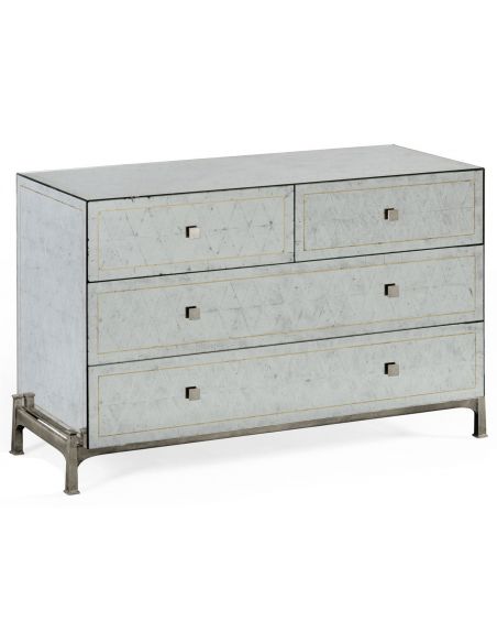 Contemporary Handpainted Chest of 5 Drawers-83