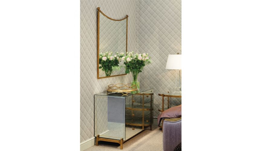 Contemporary Handpainted Chest of 5 Drawers-83