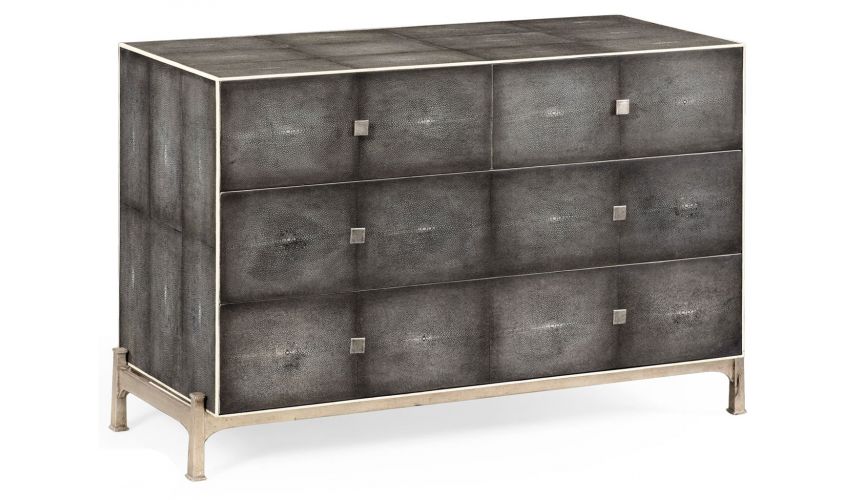 Modern Furniture Antique Silver Chest of 4 Drawers-84