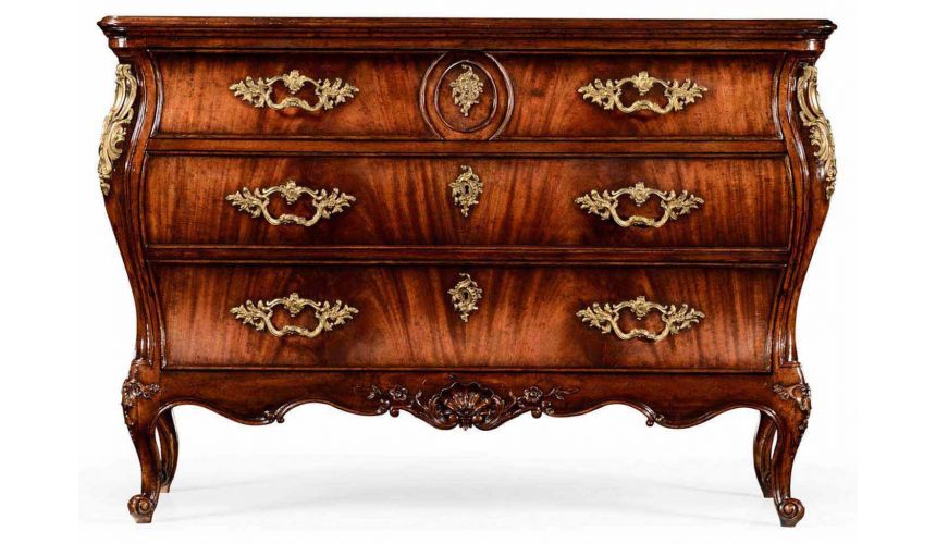Louis XV Chest of 3 Drawers-88