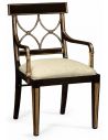 Square & Rectangular Side Tables Regency style Black Painted Dining Armchair-92