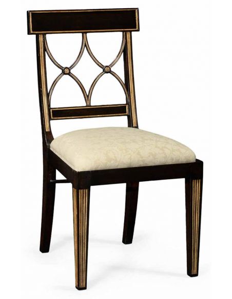 Black Painted Dining Side Chair-93