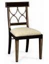 Square & Rectangular Side Tables Black Painted Dining Side Chair-93