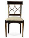 Square & Rectangular Side Tables Black Painted Dining Side Chair-93