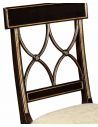 Square & Rectangular Side Tables Black Painted Dining Side Chair-93