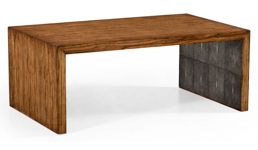 Square & Rectangular Side Tables Walnut Wood contemporary Coffee Table-95