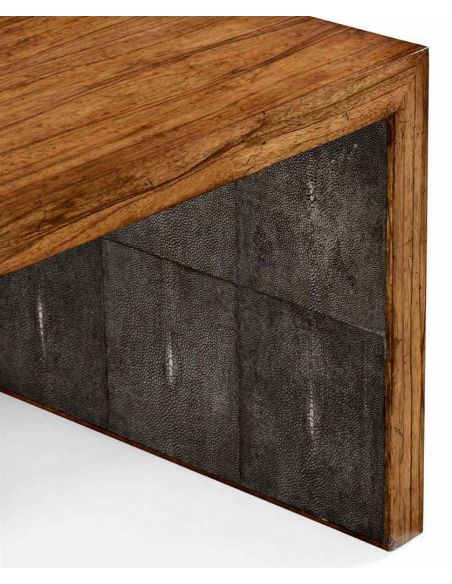 Square & Rectangular Side Tables Walnut Wood contemporary Coffee Table-95