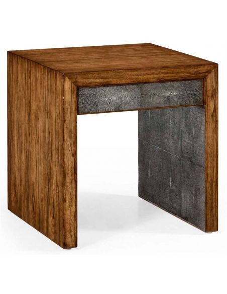 Contemporary Styled Geometric Side Table-96