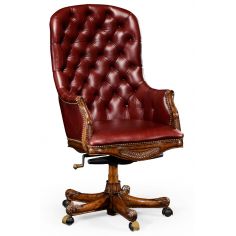Square & Rectangular Side Tables Living Room Adjustable Leather Desk Chair-98