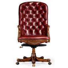 Square & Rectangular Side Tables Living Room Adjustable Leather Desk Chair-98 2