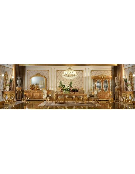 Breakfronts & China Cabinets Home of the Czar Collection. Elegant two glass door display cabinet