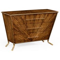Contemporary Styled Chest of 3 Tapering Drawers-15