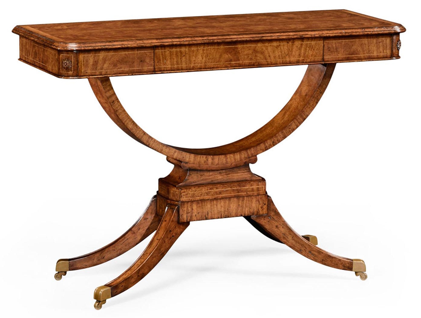 Console & Sofa Tables Elegant Biedermeier Rectangular Sofa or Center Table-17