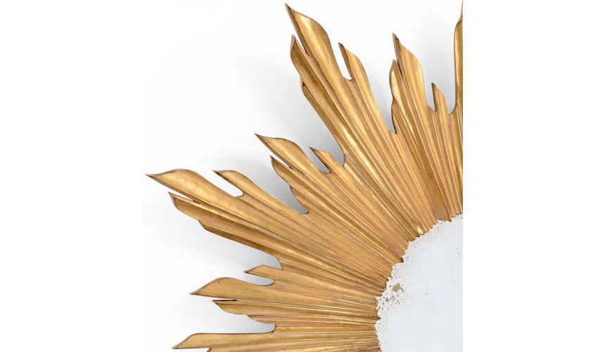 Mirrors, Screens, Decrative Pannels Golden sunburst mirror