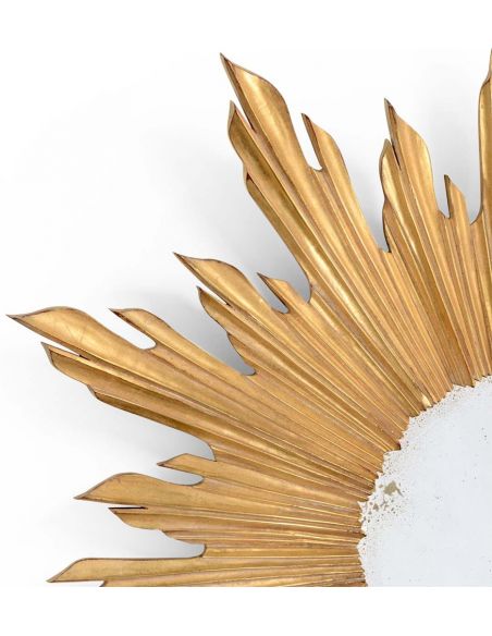 Mirrors, Screens, Decrative Pannels Golden sunburst mirror