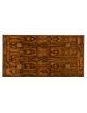 Distressed Walnut Wood Hunt Table-74