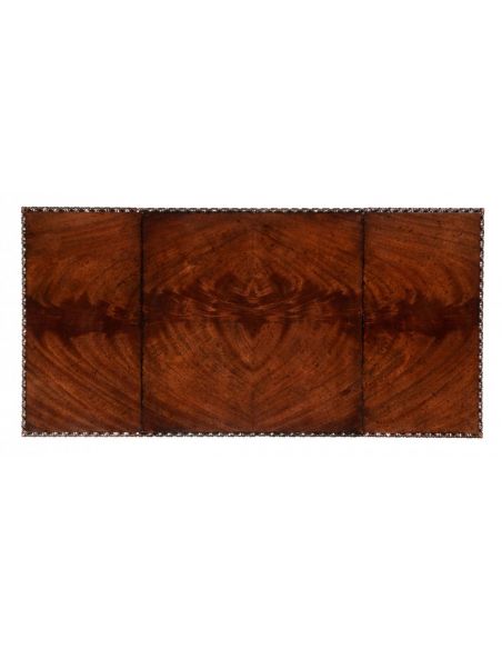 Square & Rectangular Side Tables Mahogany Side Table with Drawers-86