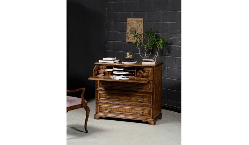 Executive Desks Writing Small Chest of 3 Drawers-98