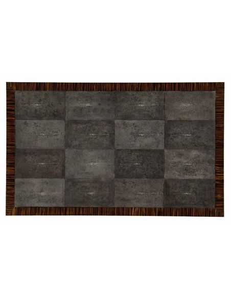 Rectangular and Square Coffee Tables Art Deco Styled Macassar Rectangular Coffee Table-11