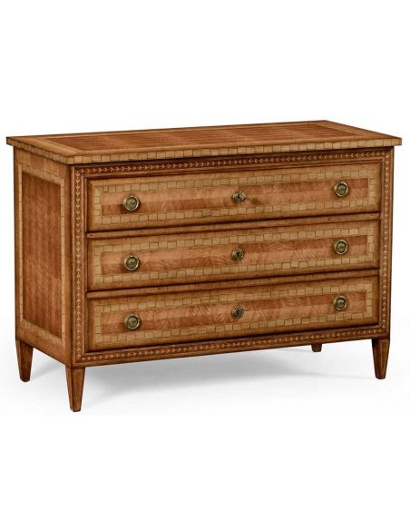 Large Three Drawer Satinwood Furniture-14