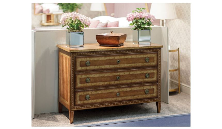 Large Three Drawer Satinwood Furniture-14