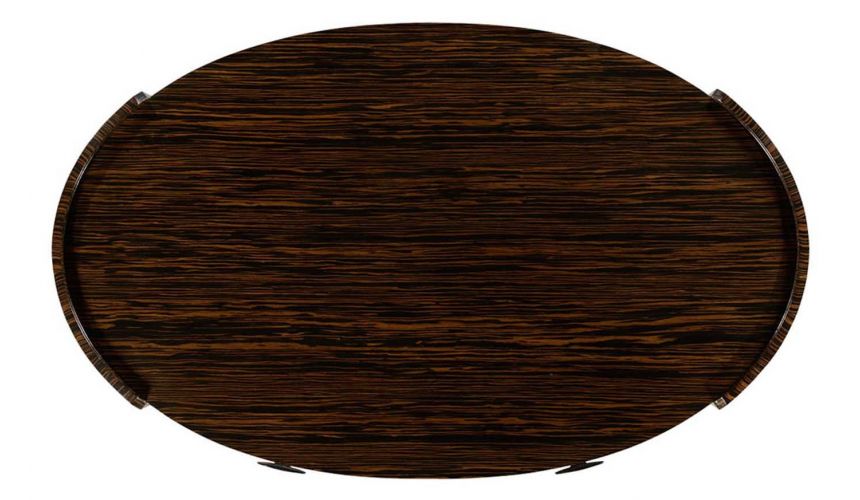 Round and Oval Coffee tables Art Deco Styled Oval Coffee Table-18