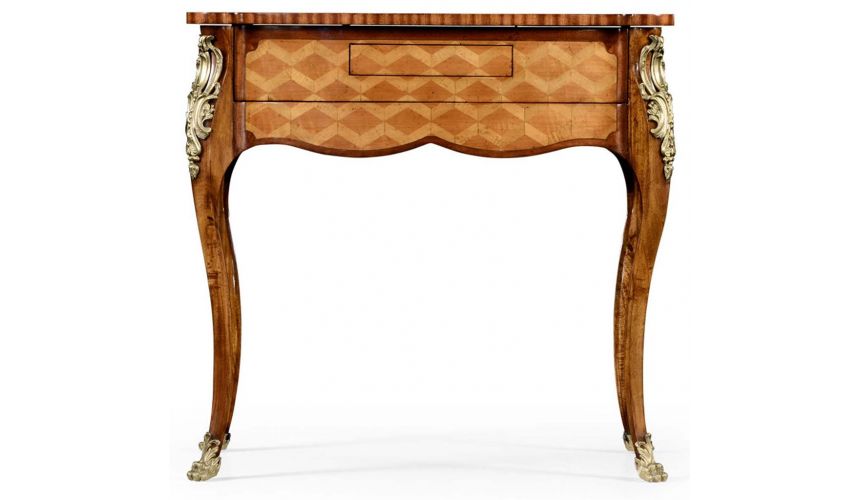 Executive Desks Marquetry Satinwood Dressing or Writing Table-55