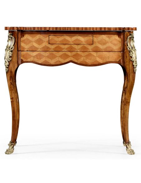 Executive Desks Marquetry Satinwood Dressing or Writing Table-55