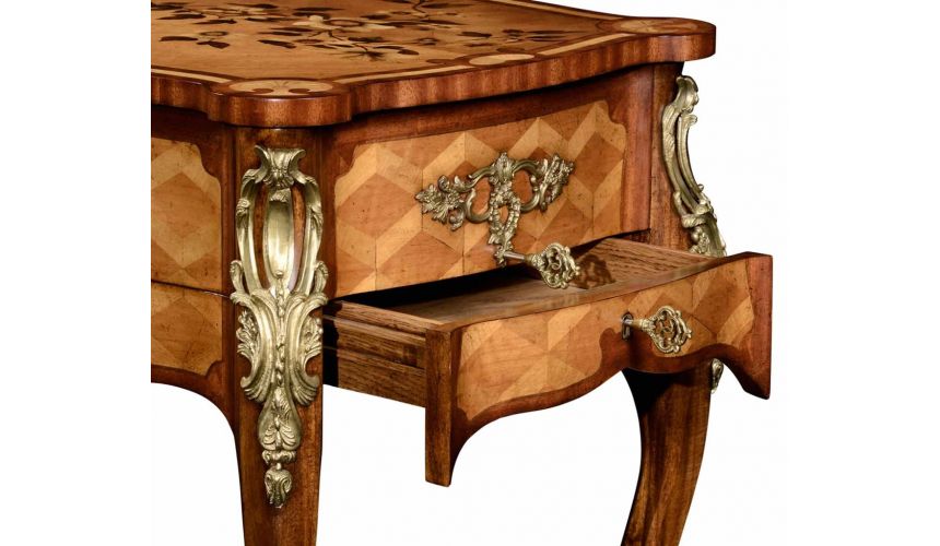 Executive Desks Marquetry Satinwood Dressing or Writing Table-55