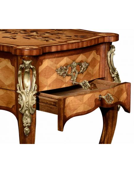 Executive Desks Marquetry Satinwood Dressing or Writing Table-55