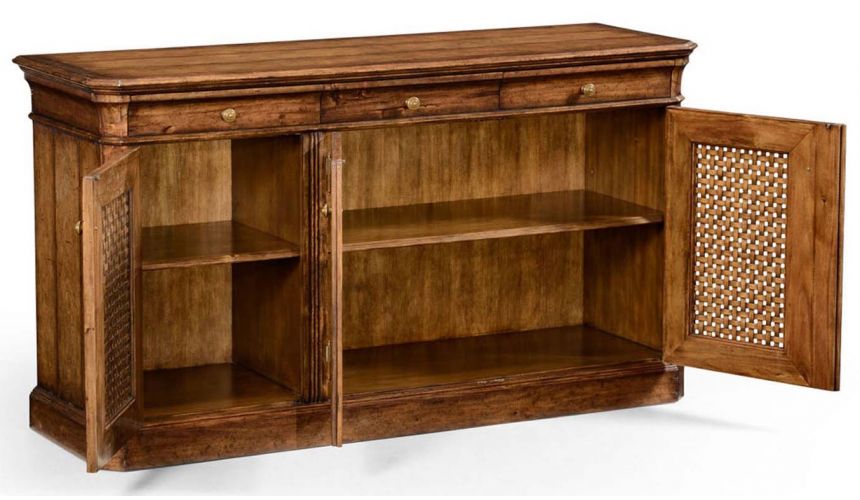 Light Walnut Dresser Base or Sideboard-64