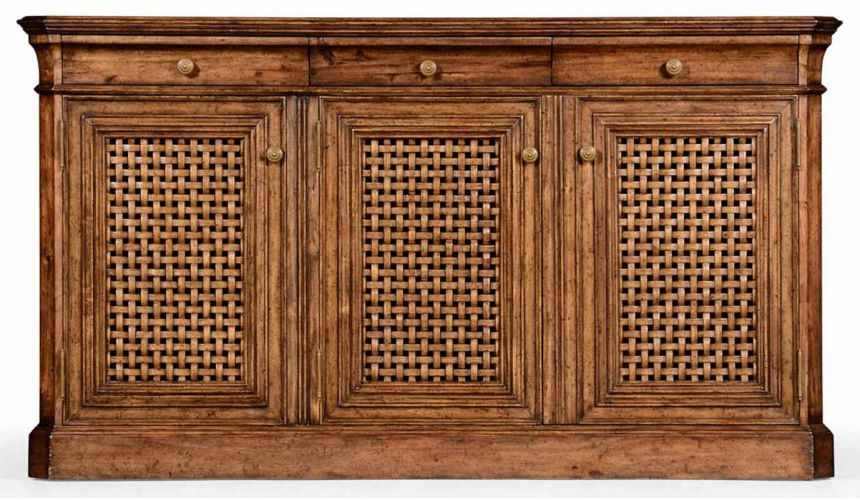 Light Walnut Dresser Base or Sideboard-64