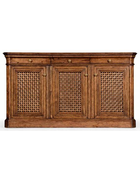 Light Walnut Dresser Base or Sideboard-64