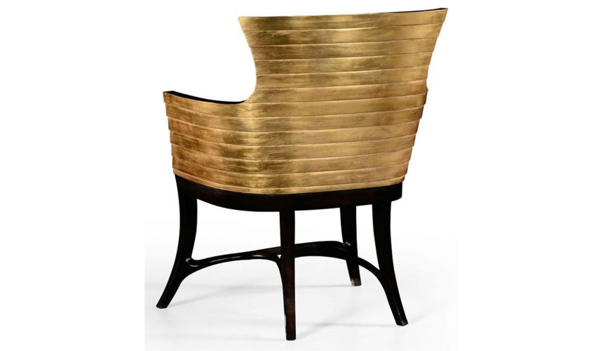 Square & Rectangular Side Tables Lacquer and Gilt Easy Chair-74
