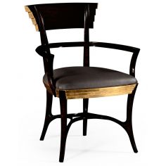 Dining Chairs Gilt Armchair for Living Room-82