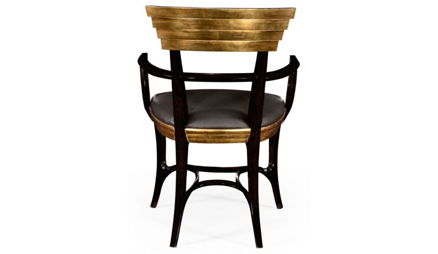 Dining Chairs Gilt Armchair for Living Room-82