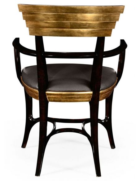 Dining Chairs Gilt Armchair for Living Room-82