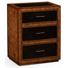Square & Rectangular Side Tables Contemporary Styled Oak Chest of 3 Drawers-45