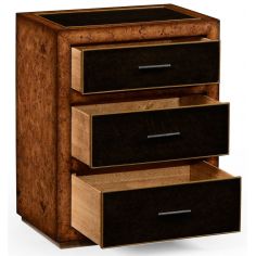 Square & Rectangular Side Tables Contemporary Styled Oak Chest of 3 Drawers-45 2