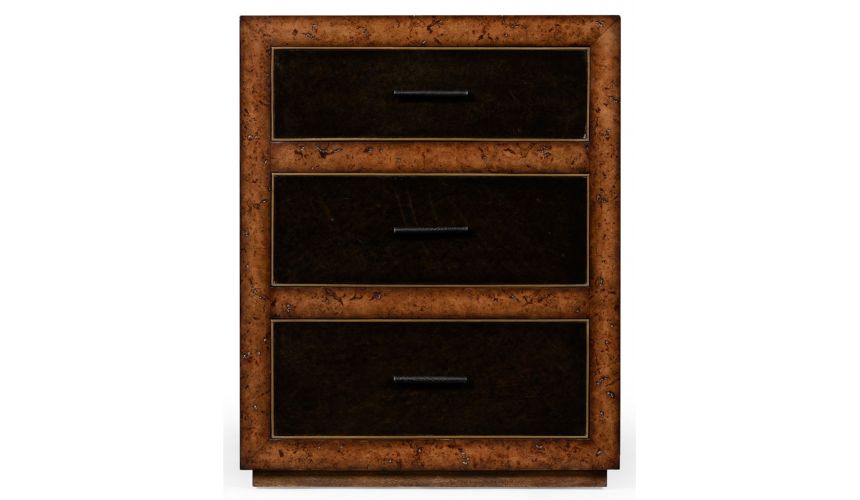 Square & Rectangular Side Tables Contemporary Styled Oak Chest of 3 Drawers-45
