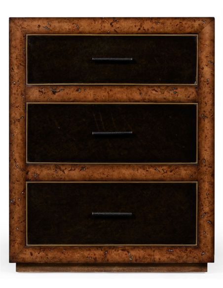 Square & Rectangular Side Tables Contemporary Styled Oak Chest of 3 Drawers-45
