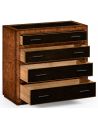 Square & Rectangular Side Tables Contemporary Chest of 4 Graduated Drawers-46