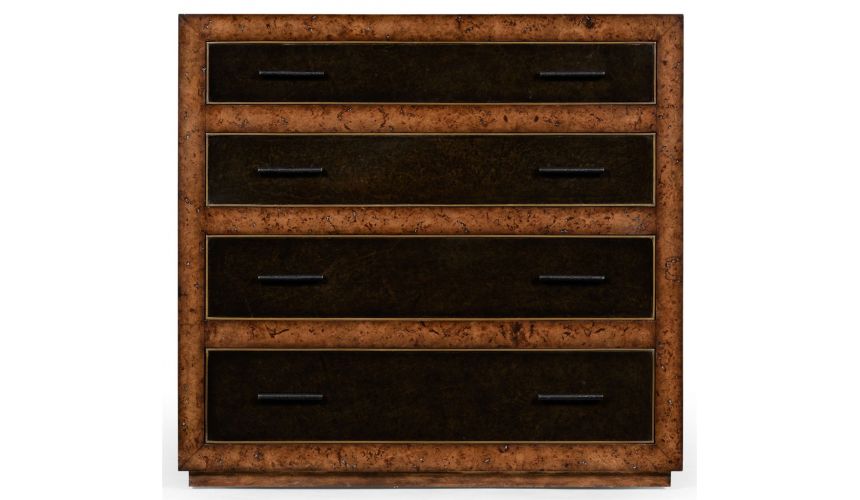 Square & Rectangular Side Tables Contemporary Chest of 4 Graduated Drawers-46