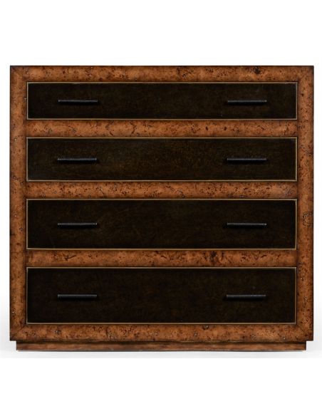 Square & Rectangular Side Tables Contemporary Chest of 4 Graduated Drawers-46